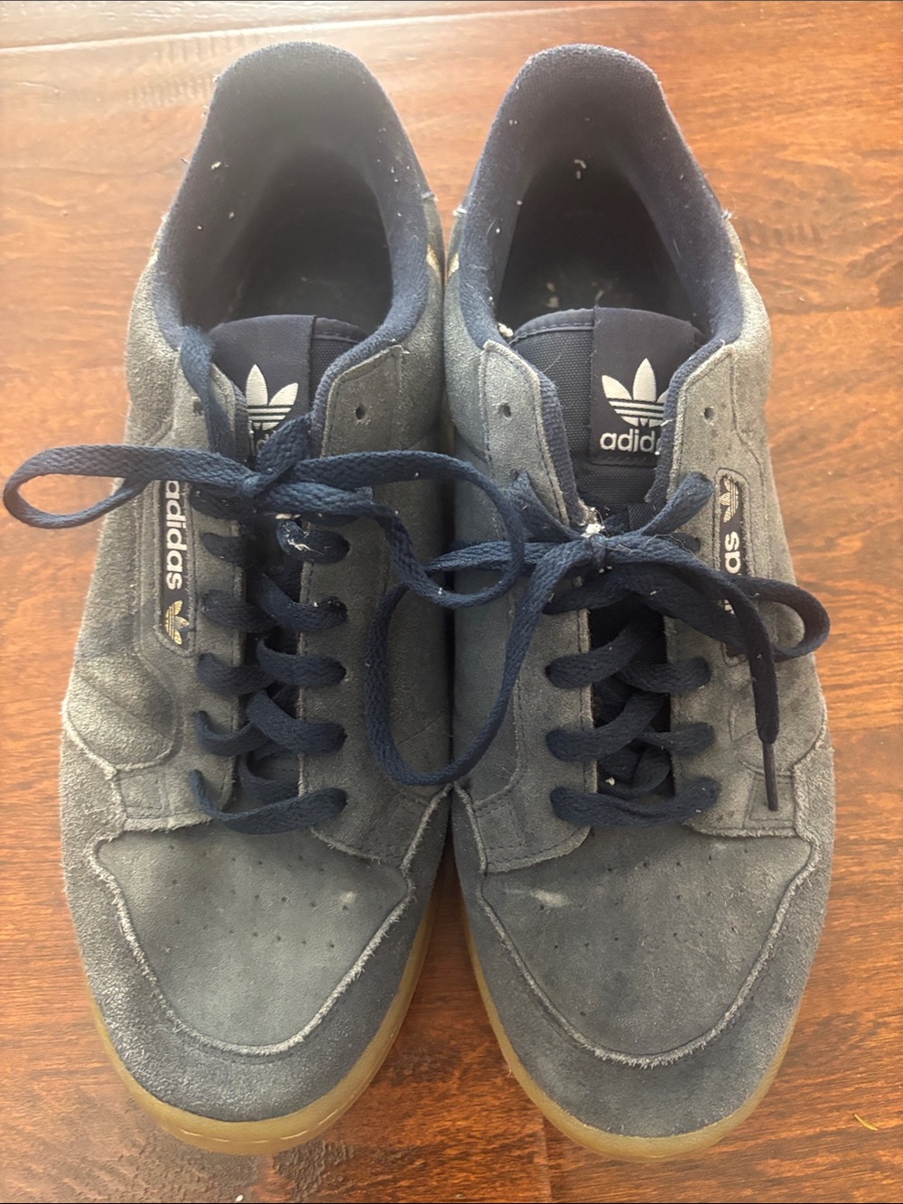 adidas Men’s Navy Suede Low-Top Sneakers